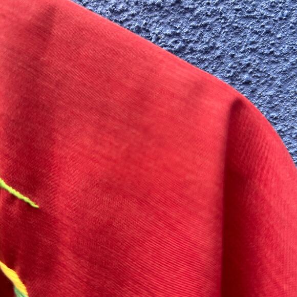 vintage health embroidered dragon poly-cotton robe - Picture 3 of 11